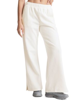 On The Go Pullover & Open Ended Mid Rise Wide Leg Pants