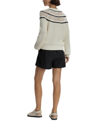 Padbury Pointelle Knit Sweater