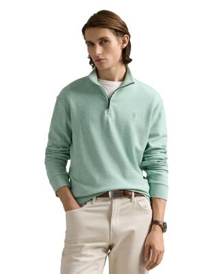 Polo Ralph Lauren - Luxury Double Knit Jacquard Quarter Zip Pullover