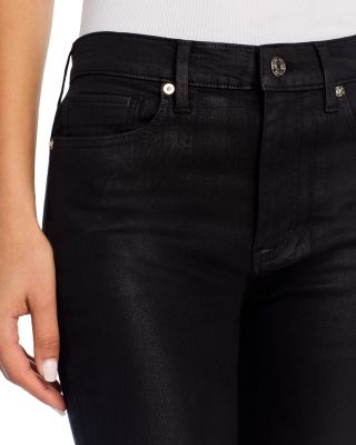 x Alix Earle The Alix High Rise Skinny Jeans in Black Coat