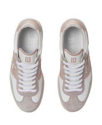 Women's Swan Trainers in Calfskin and Suede