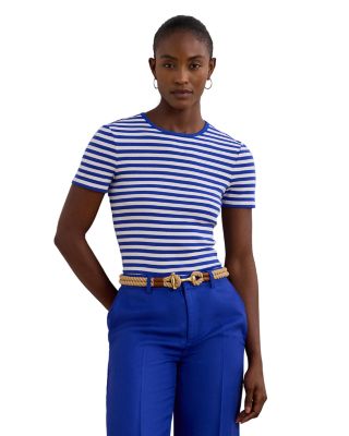 Ralph Lauren - Striped Stretch Cotton Crewneck Tee