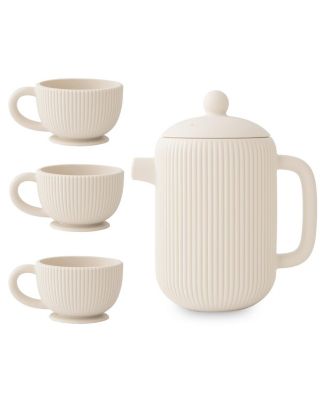  Silicone Tea Play Set Months+ - Ages 0-24 Months