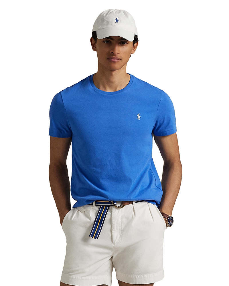 Polo Ralph Lauren Washed Solid Tee In Embayment Blue