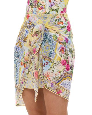 Camilla - Printed Sarong Cover Up