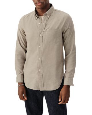 buck mason dress shirt Rent Buck Mason BUCK MASON LOOMED LINEN CABANA SHIRT IN ADMIRAL NAVY