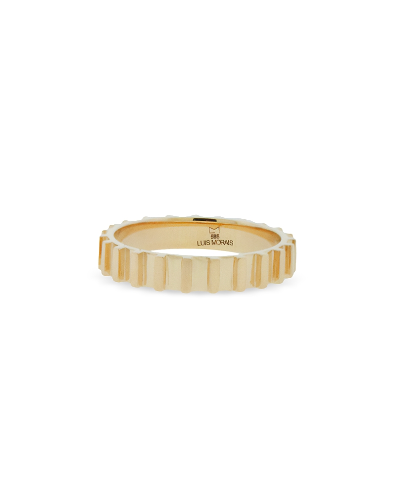 Luis Morais 18k Yellow Gold Hardware Engaging Ring In Gold