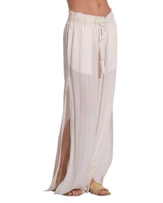 Sheer Wide Leg Cover Up Pants