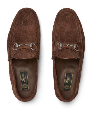 Men's Luxury Suede GG Horsebit Loafers 
