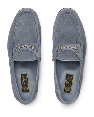 Men's Luxury Suede GG Horsebit Loafers 