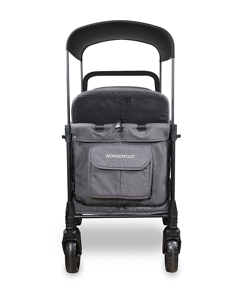Wonderfold W4 Elite Pro 4 Seater Stroller Wagon In Charcoal Gray