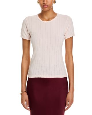 Pointelle Tee