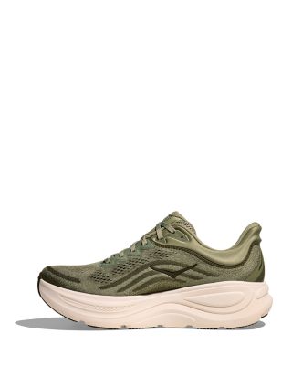 Men's Bondi 9 Lace Up Running Sneakers in Seamoss/Eucalyptus