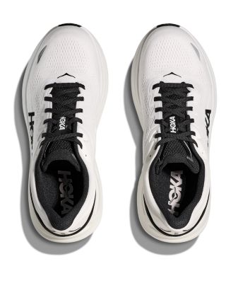 Men's Bondi 9 Running Sneakers in White Black