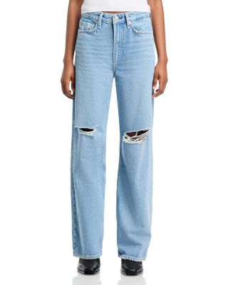 Logan Mid Rise Wide Leg Jeans in Ludlow