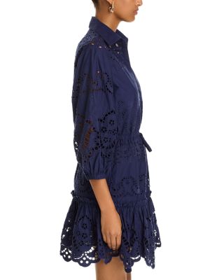 Robin Eyelet Mini Dress