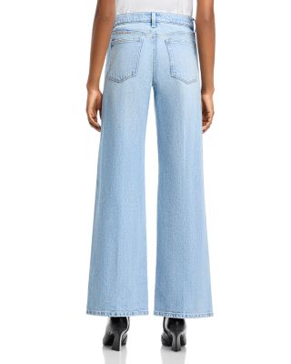 The Lou Lou Low Rise Wide Leg Jeans in Elegant