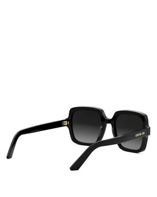 DiorMidnight S4I Square Sunglasses, 54mm