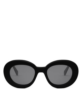 Triomphe Round Sunglasses, 52.9mm