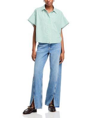 Martha Striped Poplin Shirt