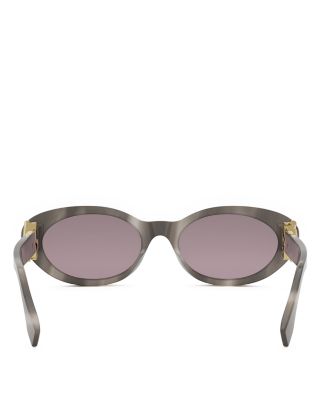 FF Diamonds Oval Sunglasses, 53mm