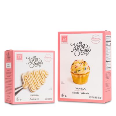 Vanilla Cupcake & Cake Mix/Vanilla Frosting Mix Bundle
