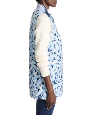 Winter Floral Reversible Quilted Vest
