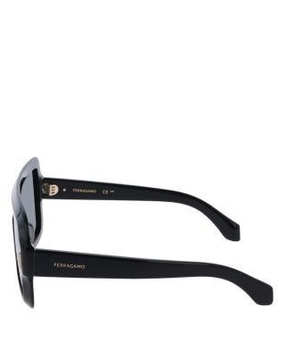Renew Classic Logo Shield Sunglasses, 55mm