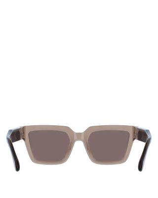 Gancini Hinge Square Sunglasses, 52mm