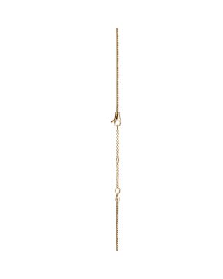 14K Yellow Gold Love Knot Diamond Lariat Necklace, 18-20"