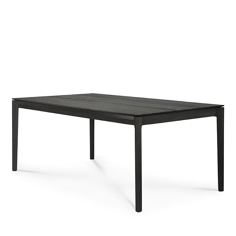 Ethnicraft Bok Dining Table, 71 X 35 Oak Black In Oak Black