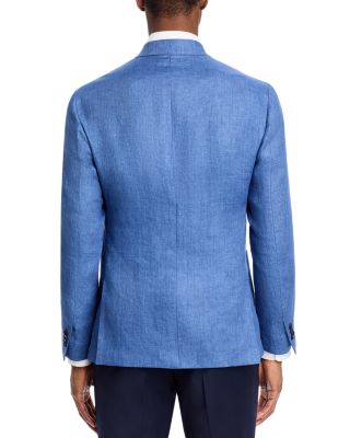 Delave Linen Hopsack Regular Fit Unstructured Sport Coat - Exclusive