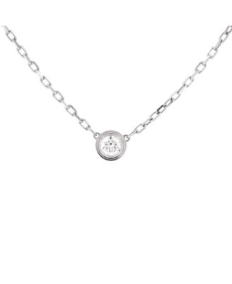 Pre-Owned Cartier - Cartier D'Amour Pendant Necklace 18K White Gold with Diamond