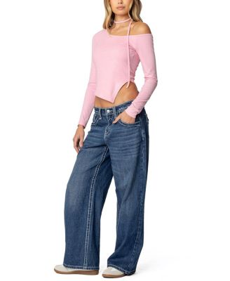 Asymmetric Two Piece Choker Top