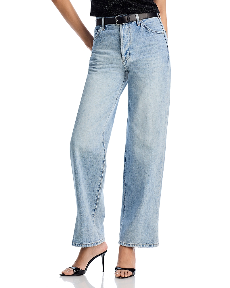 Pistola Ryder High Rise Ankle Straight Jeans in Essex
