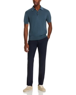 Pointelle Short Sleeve Sweater Polo - Exclusive