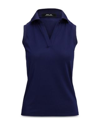 Tailored Fit Sleeveless Polo Shirt