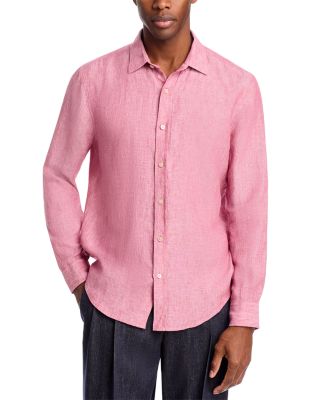 The Men's Store at Bloomingdale's - Yarn-Dyed Standard Fit Linen Shirt - Exclusive