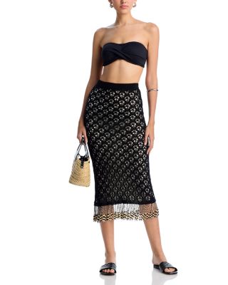 Sally Black Skirt Swim Cover-Up