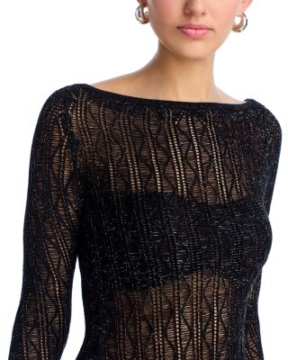 Brenda Black Dress Swim Cover-Up