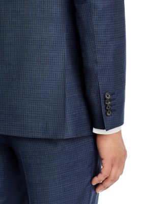 Kei Sharkskin Check Regular Fit Suit