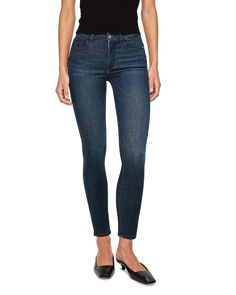 Dl1961 Farrow Skinny High Rise Instasculpt Jeans In Dark Indigo In Dark Indigo