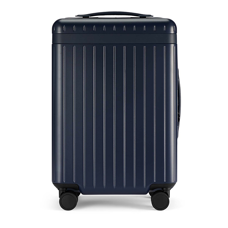 Carl Friedrik The Carry On Zip Spinner Suitcase In Navy/navy