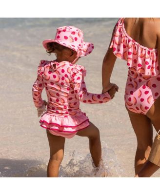 Girls' Berry Sweet Long Sleeve Ruffle Set - Little Kid