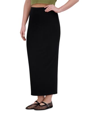 Slim Rib Knit Skirt