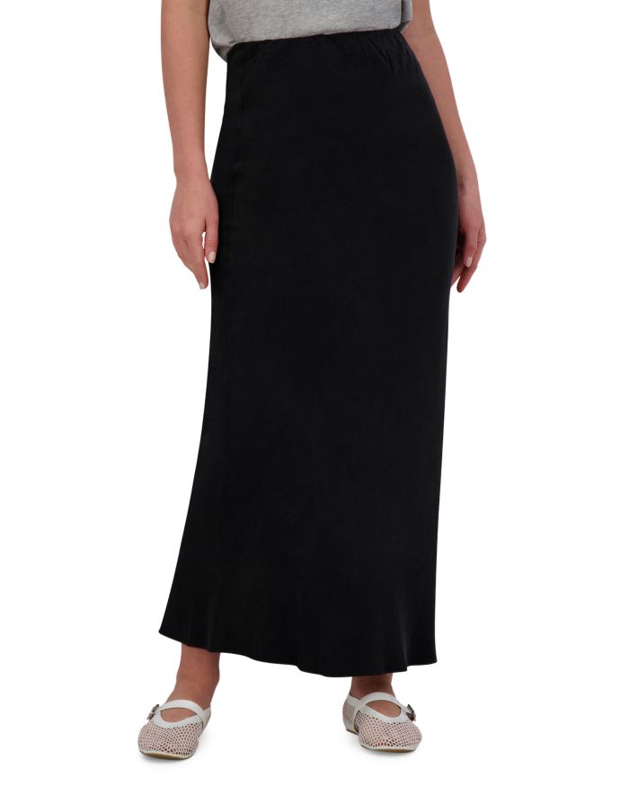 Brushed Straight Skirt