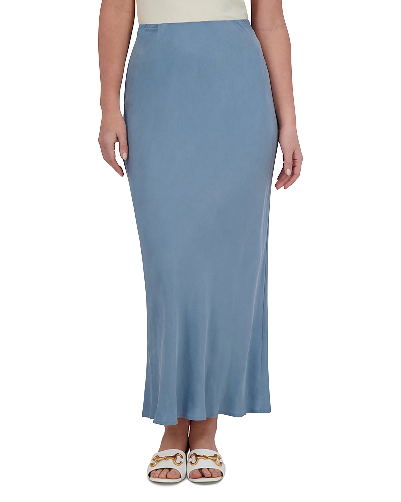 Point Brushed Straight Skirt