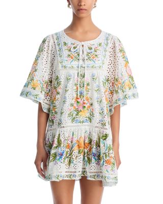 Sweet Bloom Bouquet Swim Cover-Up Dress