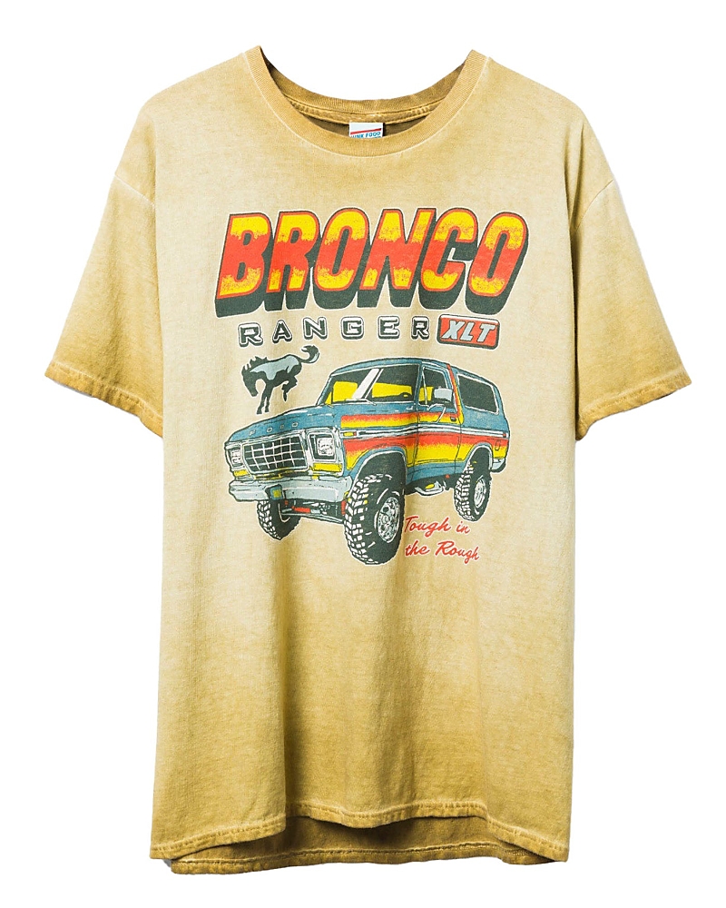 Junk Food Clothing Unisex Bronco Ranger Xlt Flea Market Tee In Butternut