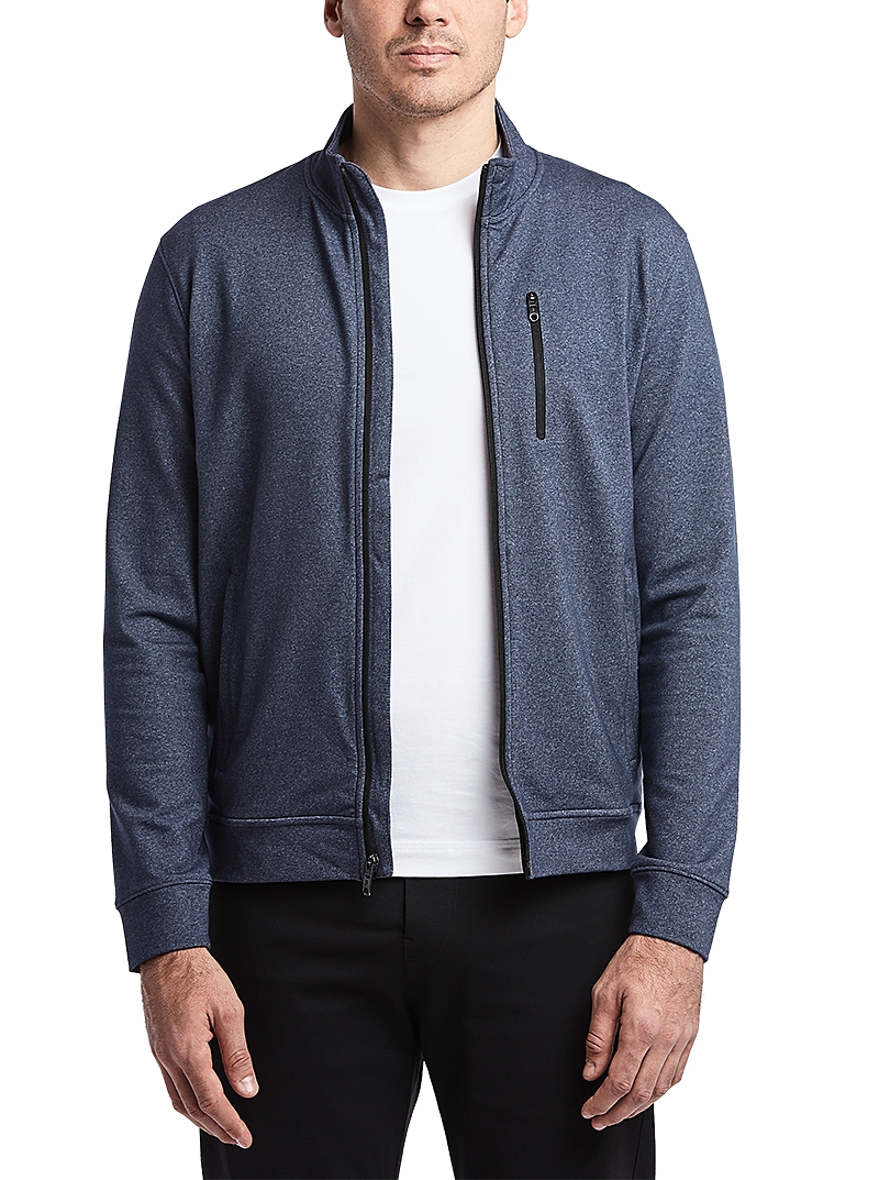 Public Rec Men's All Day Every Day Stretch-nylon Jacket In Heather Navy